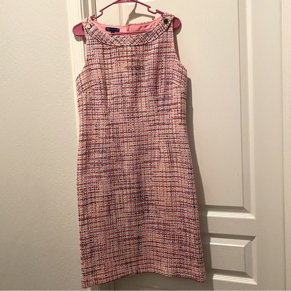 rsvp by Talbots Ribbon Tweed Shift Dress - Picture 2 of 10